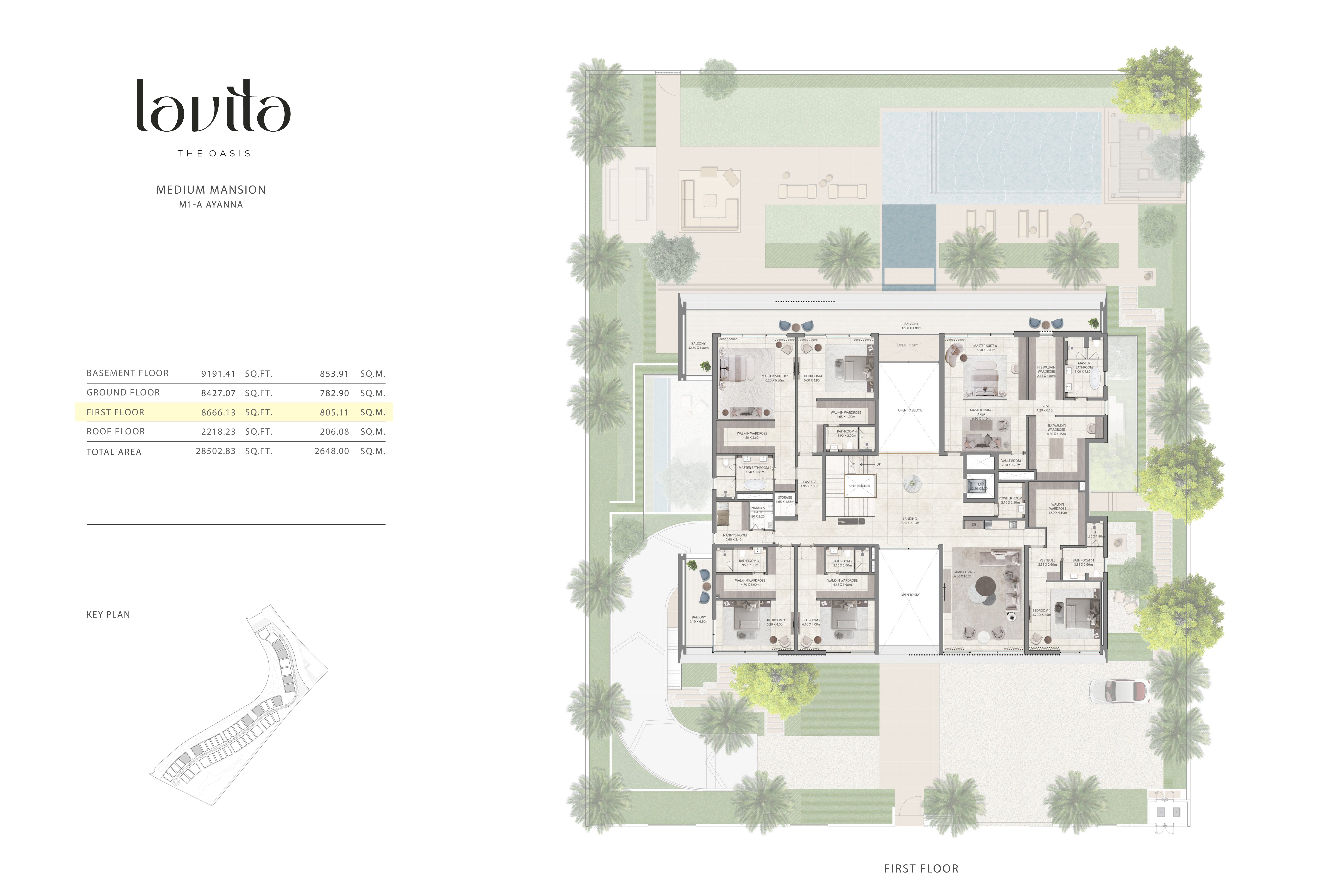 Lavita Ayanna (M1-A) floor plan — First floor