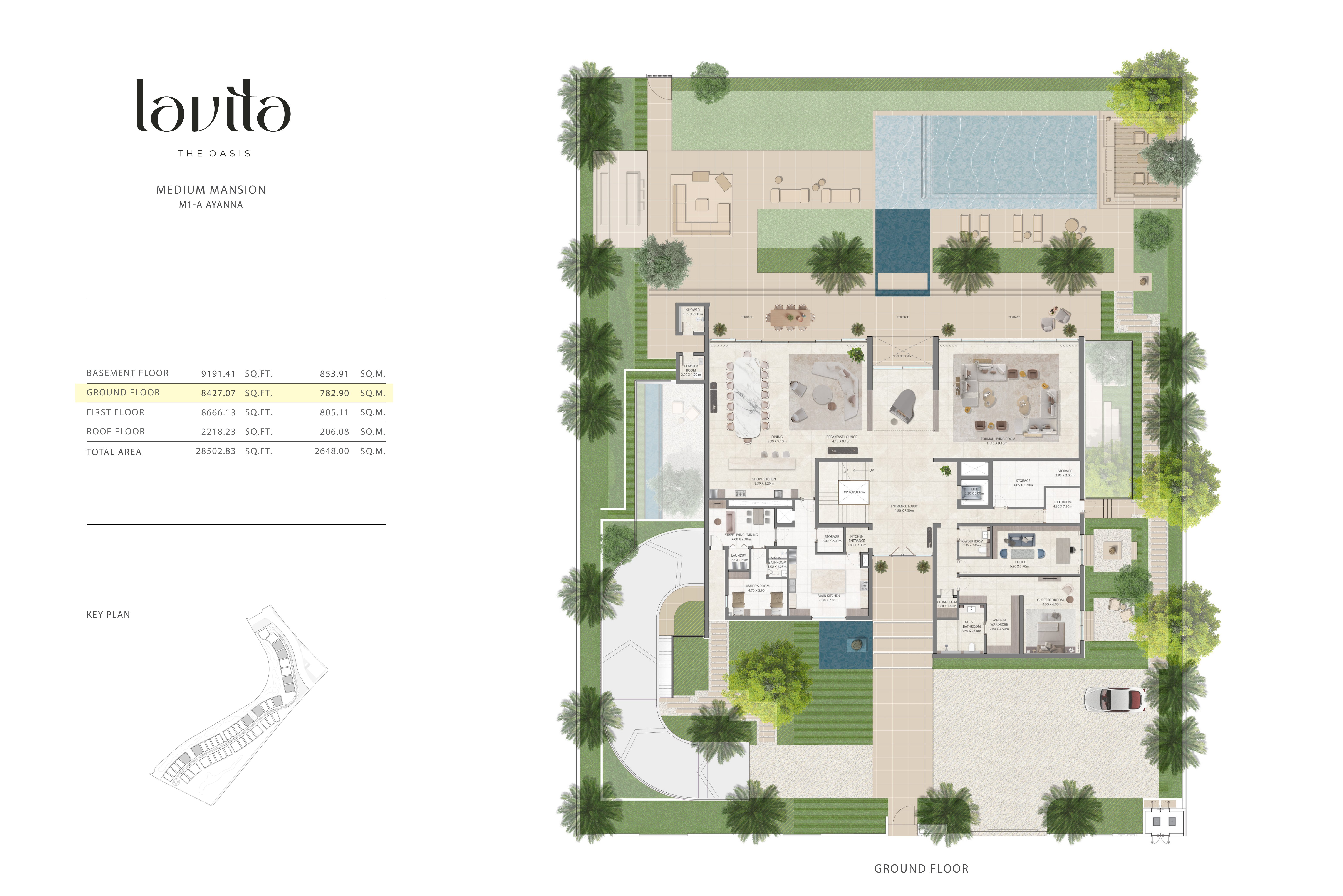 Lavita Ayanna (M1-A) floor plan — Ground floor