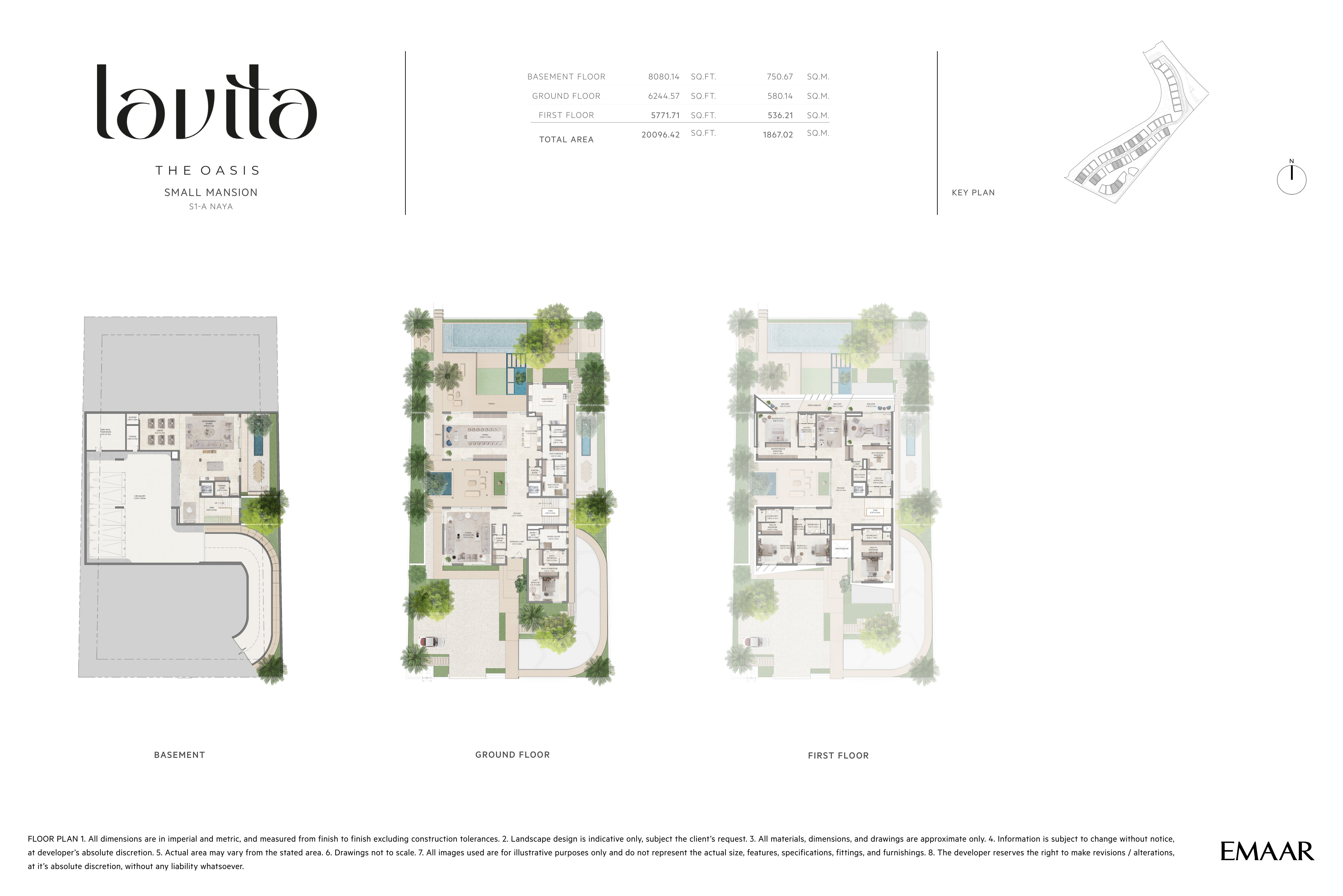 Lavita Signature S1-A Naya floor plan — All floors — new release