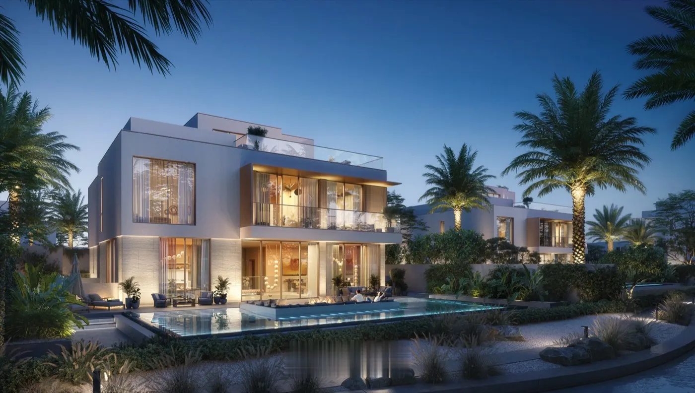 Larger-format water-facing villa in Mirage at The Oasis