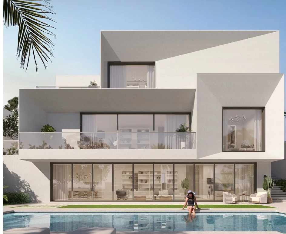 Contemporary waterfront villa in Palmeira at The Oasis