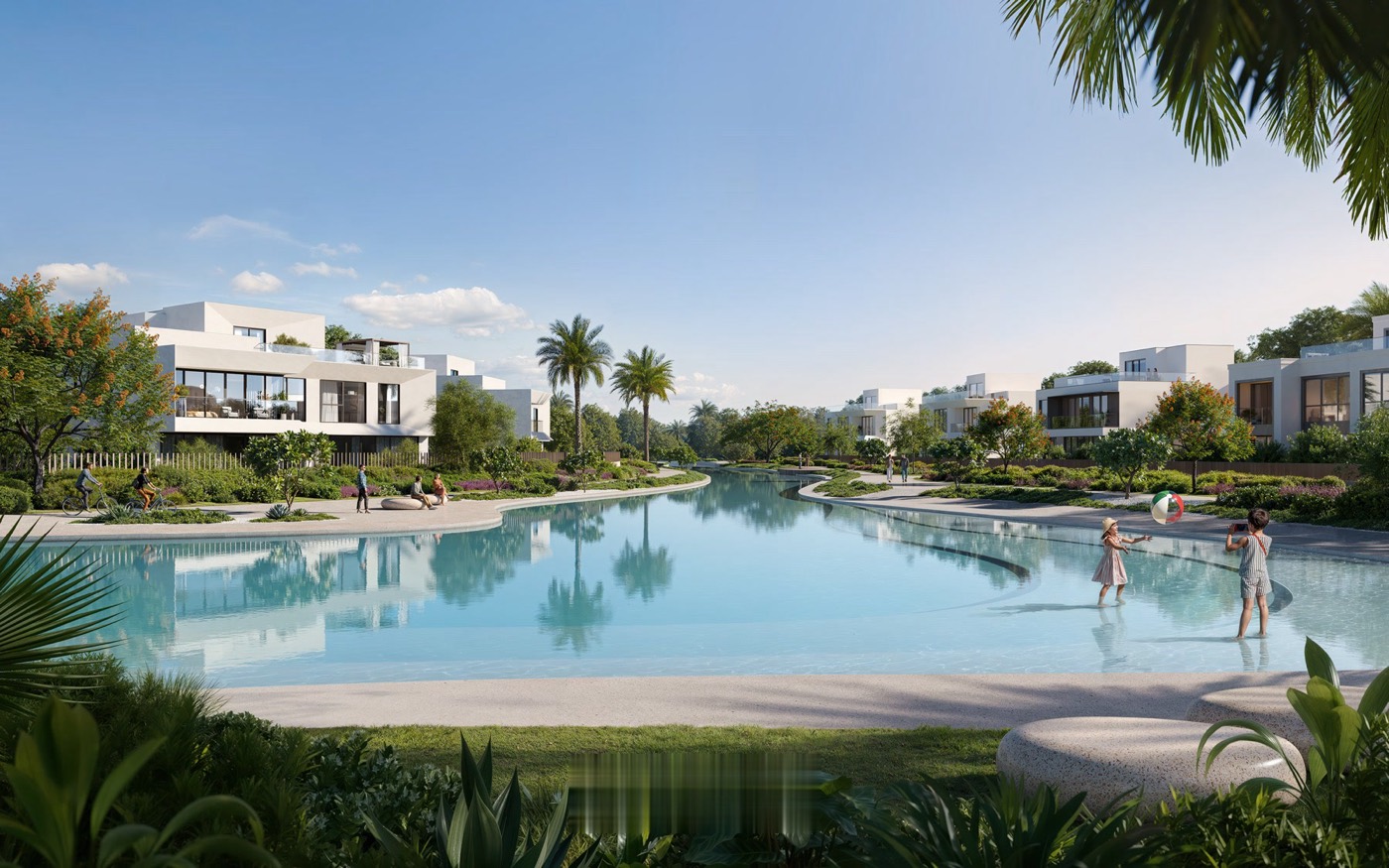Lagoon environment at Address Villas Tierra