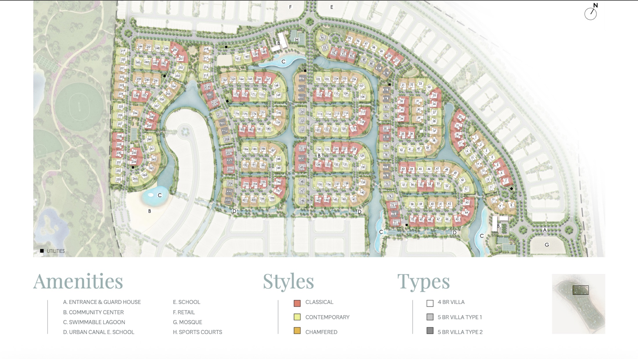 Palmiera 1 cluster masterplan at The Oasis by Emaar